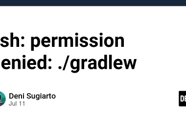 zsh:-permission-denied:./gradlew