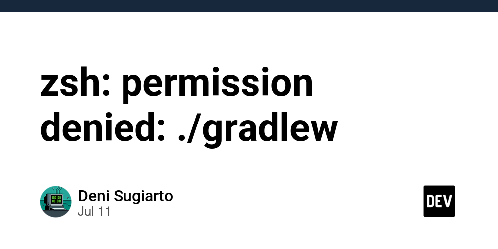 zsh:-permission-denied:./gradlew