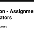 python-–-assignment-operators