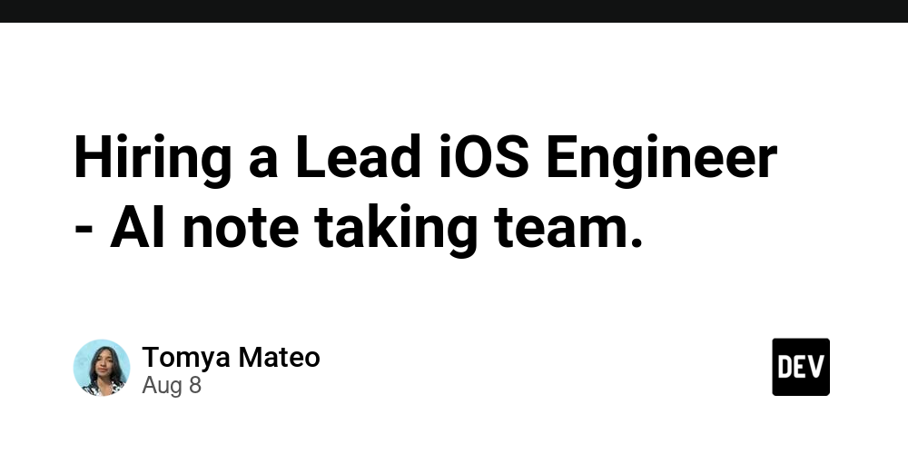 hiring-a-lead-ios-engineer-–-ai-note-taking-team.
