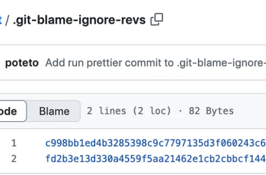 `git-blame-ignore-revs`-to-ignore-bulk-formatting-changes.