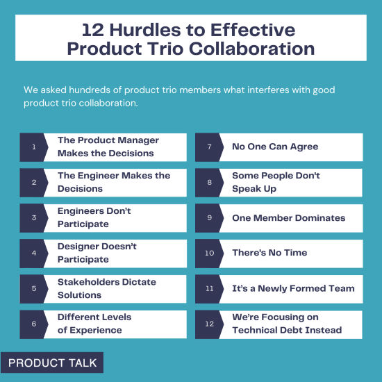 12-hurdles-to-effective-product-trio-collaboration
