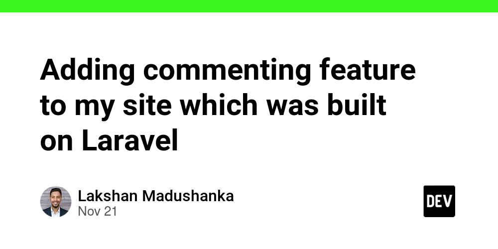 adding-commenting-feature-to-my-site-which-was-built-on-laravel