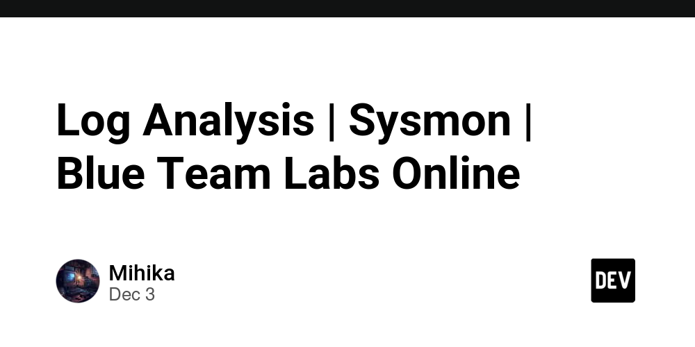 log-analysis-|-sysmon-|-blue-team-labs-online