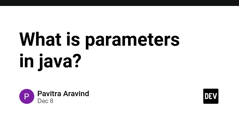 what-is-parameters-in-java?