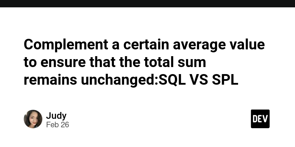 complement-a-certain-average-value-to-ensure-that-the-total-sum-remains-unchanged:sql-vs-spl