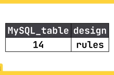 14-rules-for-designing-mysql-tables