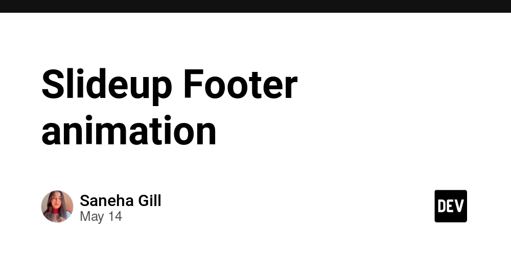 slideup-footer-animation