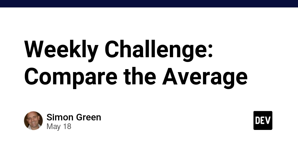 weekly-challenge:-compare-the-average