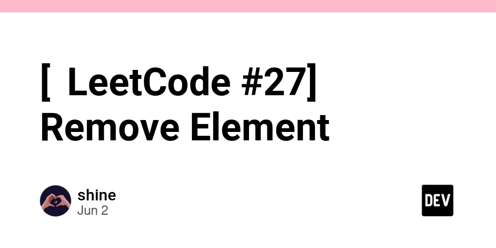 [leetcode-#27]-remove-element