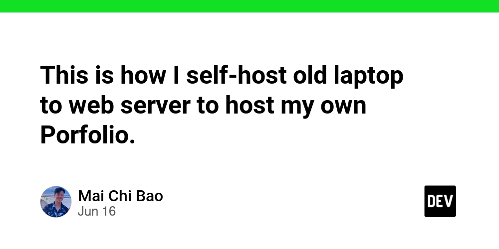 this-is-how-i-self-host-old-laptop-to-web-server-to-host-my-own-porfolio.