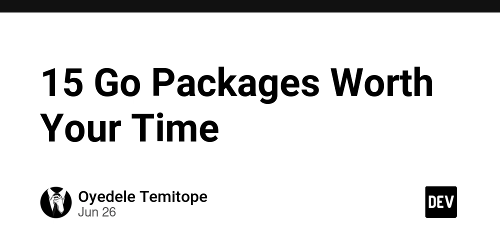 15-go-packages-worth-your-time