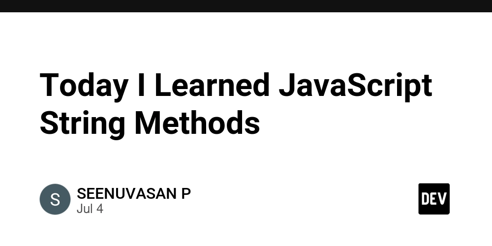 today-i-learned-javascript-string-methods