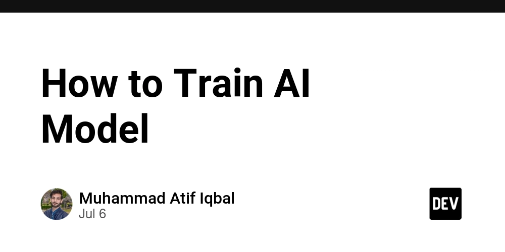 how-to-train-ai-model