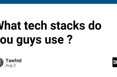 what-tech-stacks-do-you-guys-use-?