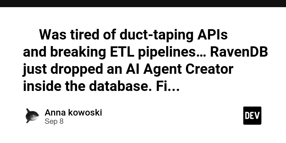 ️-was-tired-of-duct-taping-apis-and-breaking-etl-pipelines…-ravendb-just-dropped-an-ai-agent-creator-inside-the-database-finally-feels-like-ai-that-won’t-collapse-on-me.
