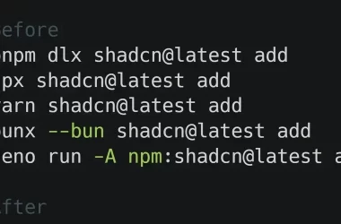 shadd:-global-shorthand-of-‘shadcn-add’-that-works-with-all-package-managers