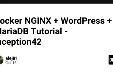 docker-nginx-+-wordpress-+-mariadb-tutorial-–-inception42