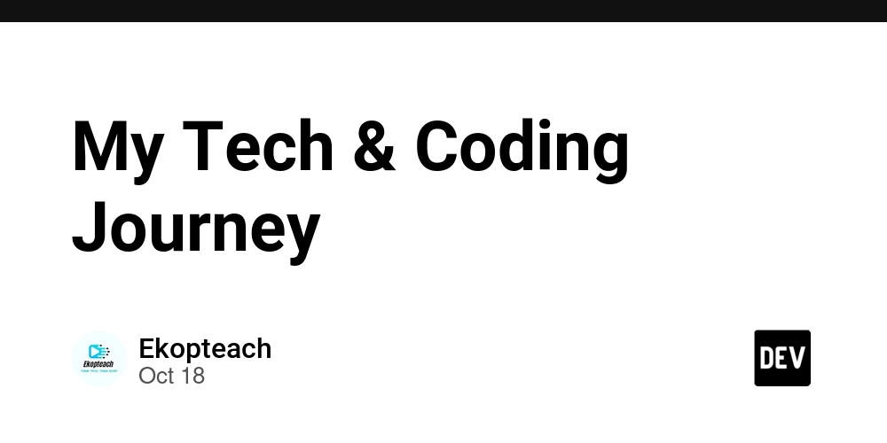 my-tech-&-coding-journey