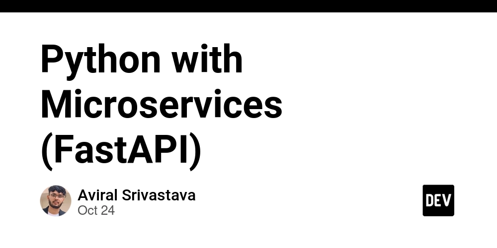 Python with Microservices (FastAPI) - prodSens.live